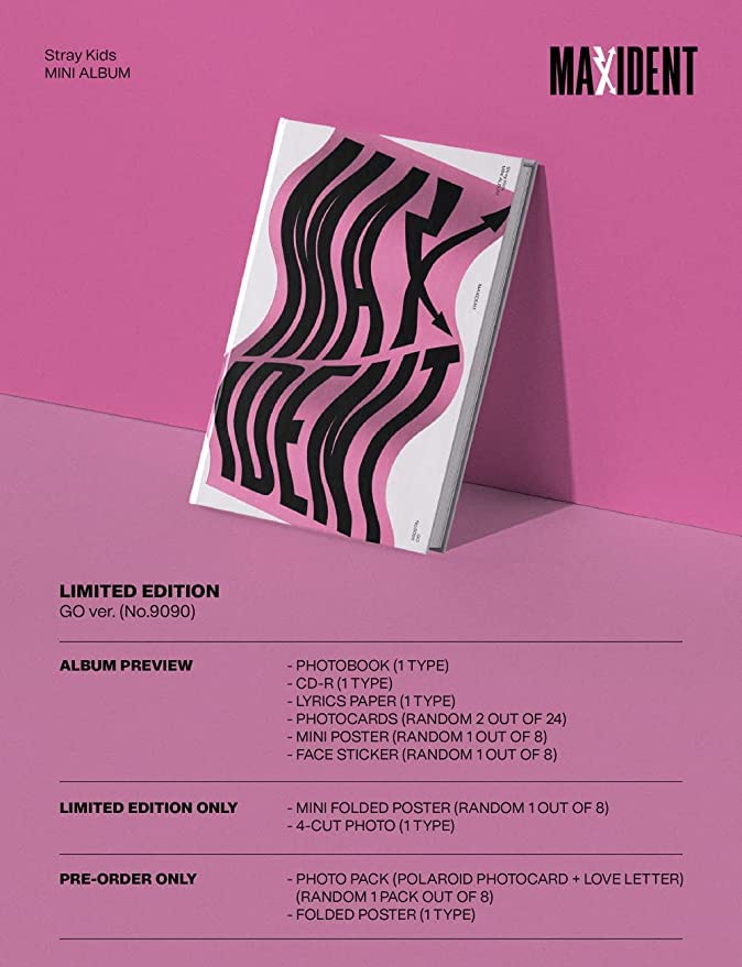stray kids maxident ラブレター　8枚セット STRAY KIDS MAXIDENT Soundwave Lucky Draw 2ea Photocard Set Seoul